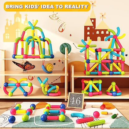 Magnetic Sticks Building Blocks For Kids Early Development