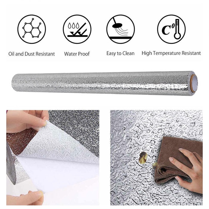 Aluminum Foil Stickers Kitchen Oil-proof Waterproof